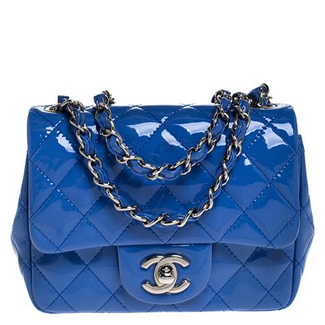 mini blue chanel bag|chanel small bag with price.